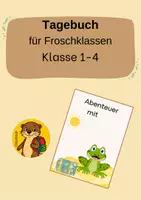 Vorschau - Bildkarten - Tagebuch Froschklasse - Deckblatt