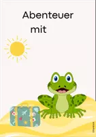Vorschau - Bildkarten - Tagebuch Froschklasse - Seite 1