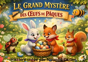 Aperçu - Cartes / Images - Le grand mystère des œufs de Pâques (Kamishibaï) - Page de couverture
