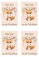 Vorschau - Anderer Materialtyp - Fuchsklasse Geburtstag Gruß Glückwunsch Postkarte - Seite 1