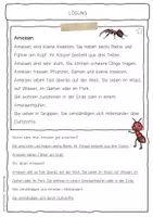 Vorschau - Arbeitsblätter - Sachtext Ameise - Seite 2