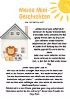Vorschau - Fördermaterial/Inklusion - Mini Geschichten 10 Stück zur Sprachförderung und Ruhephase - Seite 2