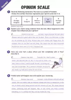 Vorschau - Arbeitsblätter - Opinion Scale - Teaching Material for 1984 - Part 2 Chapter 4 - Novel by George Orwell - Seite 2