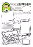 Vorschau - Unterrichtsreihen - Keith Haring Steckbrief Kunst - Seite 2
