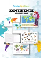 Vorschau - Arbeitsblätter - Kontinente der Erde - Deckblatt