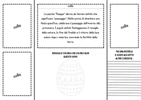 anteprima - Altro tipo di materiale - Lapbook di Pasqua - Pagina 1