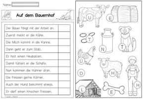 Vorschau - Arbeitsblätter - Minilesespuren: Sinnentnehmendes Lesen (Grundschule Klasse 1 und 2) Paket 2 - Seite 3