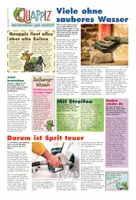 Vorschau - Text - Kindernachrichten: Weltwassertag, Spritpreise, Zecken - Deckblatt