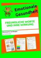 Vorschau - Arbeitsblätter - Freundliche Worte und ihre Wirkung - Wissenswertes und Aufgaben - Deckblatt