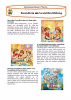 Vorschau - Arbeitsblätter - Freundliche Worte und ihre Wirkung - Wissenswertes und Aufgaben - Seite 3