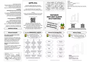 Vorschau - Mal- und Bastelvorlagen - Freundliche Worte und ihre Wirkung - Mini-Falt-Buch - Deckblatt