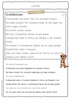Vorschau - Arbeitsblätter - Sachtext Erdmännchen - Seite 2