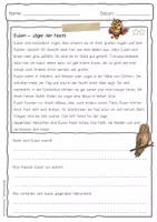 Vorschau - Arbeitsblätter - Sachtext Eule - Seite 3
