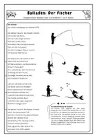 Vorschau - Fördermaterial/Inklusion - Balladen lesen und verstehen – Der Fischer (Goethe) (3-fach differenzierte) Aufgaben mit Lösungen (7-Schritte-Modul) | Deutsch Klasse 7/8 - Seite 1