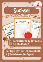 Vorschau - Stundenentwürfe - Suchsel Sankt Martin - Wortsuche + Schreibaufgabe (differenziert) - Deckblatt