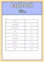 Vorschau - Mal- und Bastelvorlagen - Lapbook für einen besonderen Menschen, für Muttertag - Seite 1