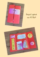 Vorschau - Mal- und Bastelvorlagen - Lapbook für einen besonderen Menschen, für Muttertag - Deckblatt