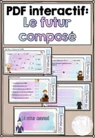 Vorschau - Arbeitsblätter - PDF interactif: Le futur composé (Futur) - Deckblatt