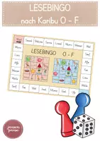 Vorschau - Spiele - Materialpaket - 17 Lesebingos passend zu Karibu - Seite 1