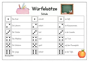 Vorschau - Arbeitsblätter - Würfelsätze - Seite 3