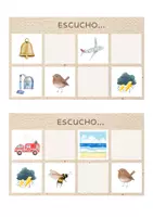 Vista previa - Tarjetas / Manipulativos - BINGO AUDITIVO (CF) - página 3