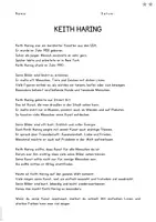 Vorschau - Anderer Materialtyp - Keith Haring - Informationstext mit Fragen und Lösungen - Seite 2