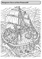 Vorschau - Arbeitsblätter - Musik: Klangszene, Klangbild Piratenschiff, Sturm, Gewitter– Geräusche darstellen, Klasse 3–4 - Seite 3