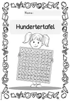 Vorschau - Arbeitsblätter - Hundertertafel Arbeitsheft Klasse 2 | Mathematik Grundschule - Seite 3