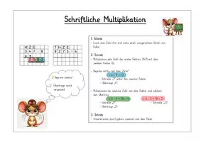 Vorschau - Arbeitsblätter - Schriftliche Multiplikation und Division - Seite 2
