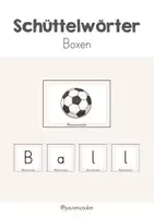 Vorschau - Interaktives Material - Schüttelwörter - Boxen (2) inkl. Selbstkontrolle - Deckblatt