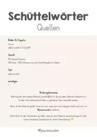 Vorschau - Interaktives Material - Schüttelwörter - Boxen (2) inkl. Selbstkontrolle - Seite 1