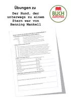 Vorschau - Arbeitsblätter - Übungen zu "Der Hund, der unterwegs zu einem Stern war von Henning Mankell" - Deckblatt