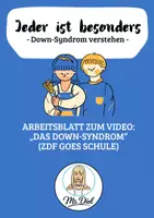 Vorschau - Arbeitsblätter - Jeder ist besonders- Down Syndrom verstehen - Deckblatt
