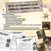 Vista previa - Hojas de trabajo - Presidentes de EE.UU. secundaria | Actividades STEM y análisis crítico - Portada