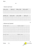 Vorschau - Test - Lk schriftliche Multiplikation, Division - Deckblatt