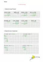 Vorschau - Test - Lk schriftliche Multiplikation, Division - Seite 1