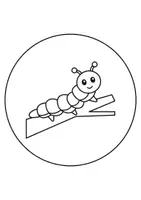 Vorschau - Mal- und Bastelvorlagen - Insekten Ausmalbilder – 10 Motive - Seite 3