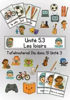 Vorschau - Präsentationen/Tafelbilder - Dis donc 5! - Unité 3 "les loisirs" - Tafelmaterial - Deckblatt