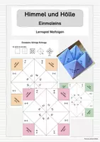 Vorschau - Spiele - Himmel und Hölle Einmaleins - Rechenspiel Malfolgen - Deckblatt