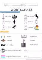 Vorschau - Arbeitsblätter - Einführung in das Schachspiel - Deckblatt