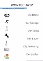 Vorschau - Arbeitsblätter - Einführung in das Schachspiel - Seite 1