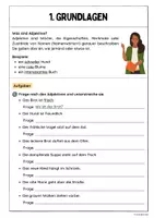 Vorschau - Arbeitsblätter - Adjektive (Aufgabenpaket) - Seite 1