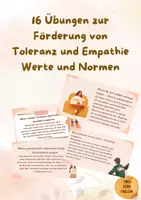 Vorschau - Bildkarten - Empathieübungen, Toleranz, Werte und Normen, Religion, Klassengemeinschaft, brain break, Kommunikation, Demokratiebildung, Deutsch - Deckblatt