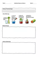 Vorschau - Arbeitsblätter - Stofftransport in Pflanzen - Versuch, Infotext & Arbeitsblatt - Seite 1