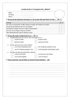 Vorschau - Arbeitsblätter - Lesekontrolle zu einer Kurzgeschichte von Botho Strauß - Seite 1