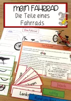 Vorschau - Arbeitsblätter - Mein Fahrrad Die Teile eines Fahrrads - Deckblatt