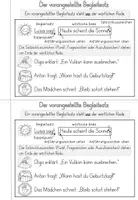 Vorschau - Arbeitsblätter - Miniheft - Wörtliche Rede - vorangestellter, nachgestellter und eingeschobener Begleitsatz - Seite 3