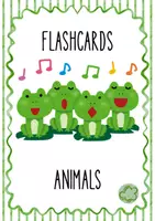 Vista previa - Tarjetas / Manipulativos - ANIMALS - Flaschards de vocabulario en inglés - Portada
