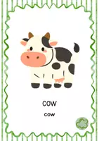 Vista previa - Tarjetas / Manipulativos - ANIMALS - Flaschards de vocabulario en inglés - página 3