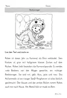 Vorschau - Arbeitsblätter - Lesemalblätter Fasching & Karneval – 5 Lesetexte zum genauen Lesen & Ausmalen (Klasse 2–3, Deutschunterricht) - Seite 3